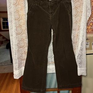 Old Navy flare chocolate brown corduroys
